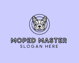 French Bulldog Dog logo design