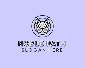 French Bulldog Dog logo design