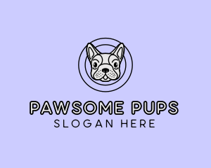 Dog - French Bulldog Dog logo design