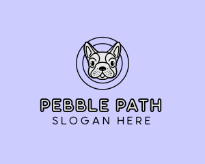 French Bulldog Dog logo design