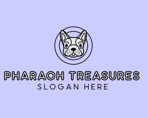 French Bulldog Dog logo design