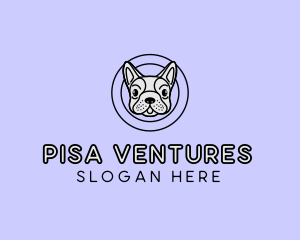 French Bulldog Dog logo design