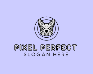 French Bulldog Dog logo design