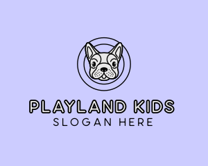 French Bulldog Dog logo design