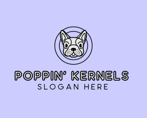 French Bulldog Dog logo design