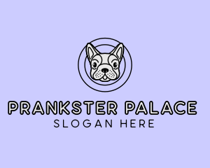 French Bulldog Dog logo design