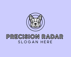 French Bulldog Dog logo design