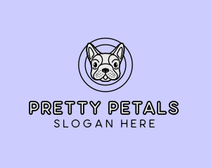 French Bulldog Dog logo design