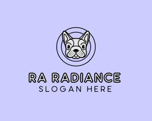 French Bulldog Dog logo design