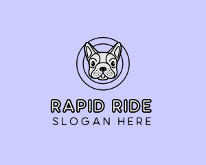 French Bulldog Dog logo design