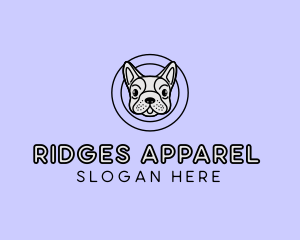 French Bulldog Dog logo design