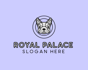 French Bulldog Dog logo design