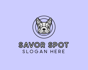 French Bulldog Dog logo design