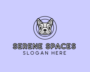 French Bulldog Dog logo design