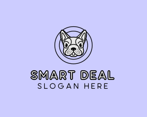 French Bulldog Dog logo design