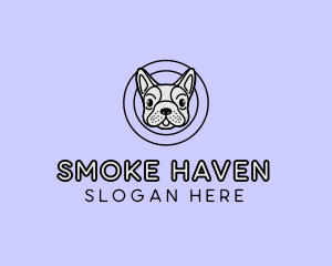 French Bulldog Dog logo design