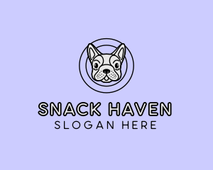 French Bulldog Dog logo design