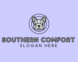 French Bulldog Dog logo design