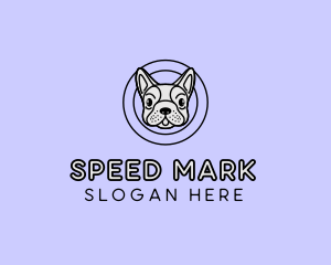 French Bulldog Dog logo design