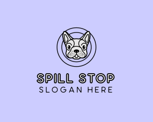 French Bulldog Dog logo design