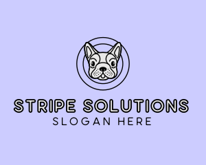 French Bulldog Dog logo design