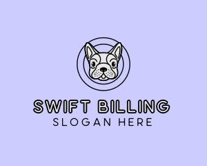 French Bulldog Dog logo design