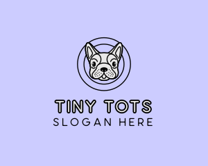 French Bulldog Dog logo design