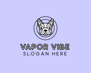 French Bulldog Dog logo design