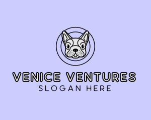 French Bulldog Dog logo design