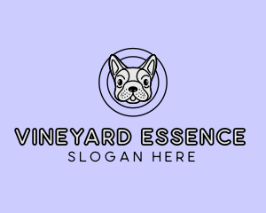 French Bulldog Dog logo design