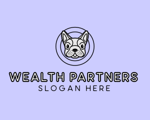 French Bulldog Dog logo design