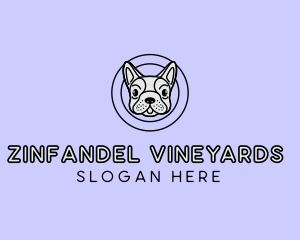 French Bulldog Dog logo design