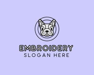 French Bulldog Dog logo design