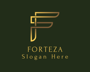 Luxury Gold Letter logo design