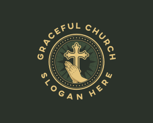 Church - Pray Cross Church logo design
