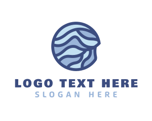 Aquatic - Modern Aquatic Waves logo design