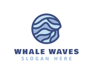 Modern Aquatic Waves logo design