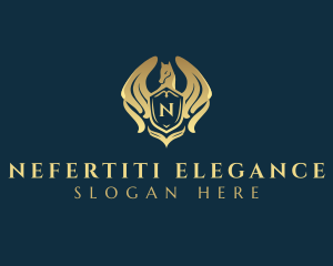 Elegant Pegasus Shield logo design