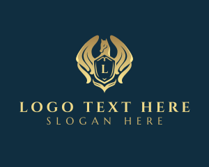 Elegant - Elegant Pegasus Shield logo design