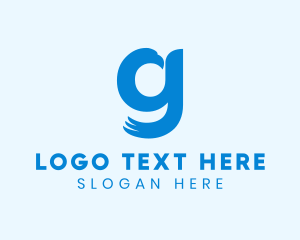 Avian - Blue Eagle Letter G logo design