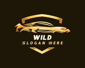 Restoration - Shiny Sports Car logo design