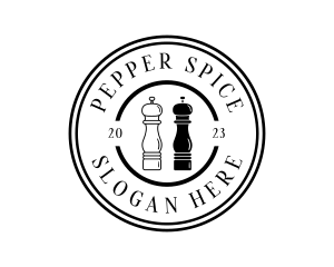 Pepper - Kitchen Salt Pepper logo design
