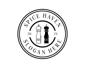 Kitchen Salt Pepper logo design