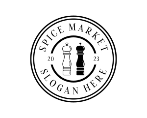 Kitchen Salt Pepper logo design