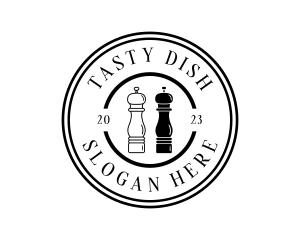 Kitchen Salt Pepper logo design