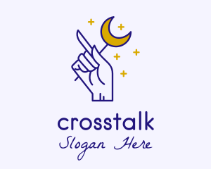 Celestial Hand Astrologist logo design