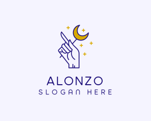 Celestial Hand Astrologist logo design