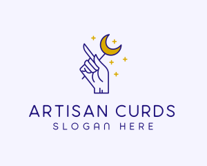 Celestial Hand Astrologist logo design