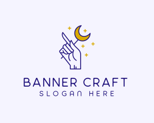 Celestial Hand Astrologist logo design