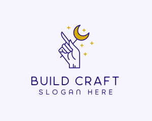 Celestial Hand Astrologist logo design